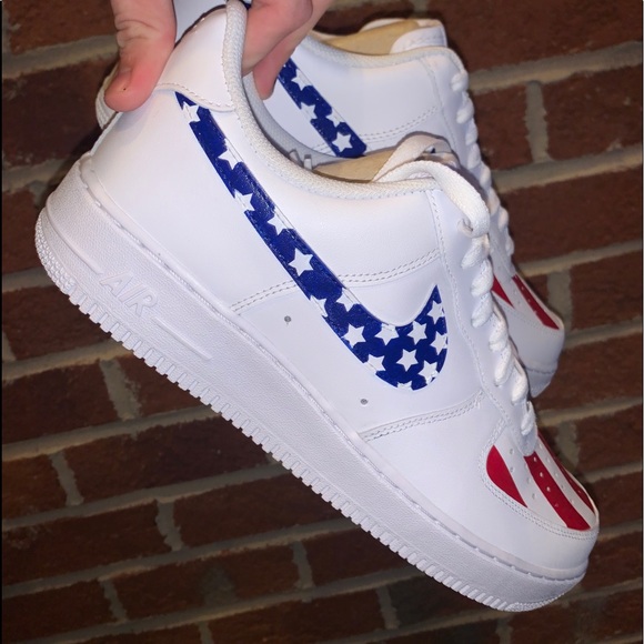 Red White & Blue Airforce 1 Low’s - Picture 2 of 5